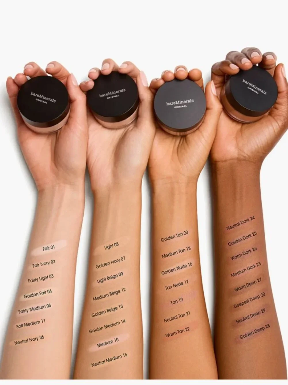 bareMinerals Original Powder Foundation SPF15 ~ Fair 01 (Porcelain) 8g/Mini NIB
